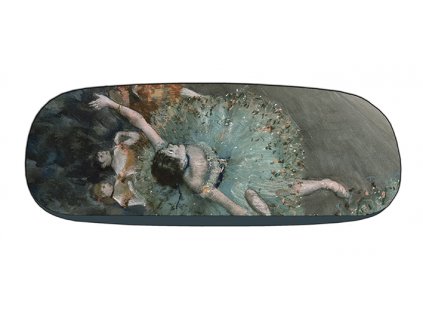 Plu - Pouzdro na brýle s čistícím hadříkem Edgar Degas, The Green Dancer - 16x4x6 cm