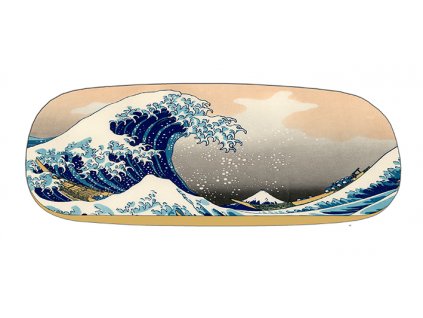 Plu - Pouzdro na brýle s čistícím hadříkem Louis Katsushi ka Hokusai, The Great Wave of Kanagawa - 16x4x6 cm