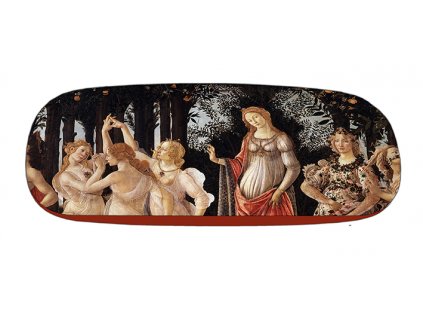 Plu - Pouzdro na brýle s čistícím hadříkem Sandro Botticelli, La Pri mavera - 16x4x6 cm