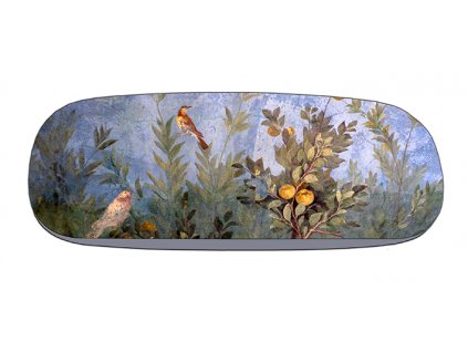 Plu - Pouzdro na brýle s čistícím hadříkem Vil la dí Livia, Garden Fresco - 16x4x6 cm