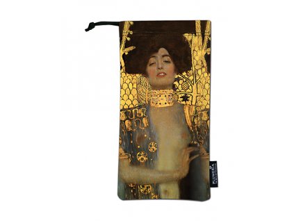 Plu - Látkové pouzdro na brýle nebo mobil Gustav Klimt, Judith I - 9x18 cm