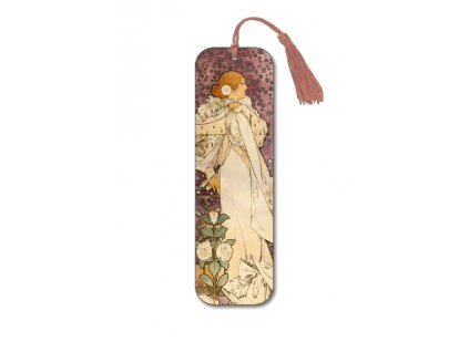 Plu - 3D Záložka do knížky A. Mucha, La Dame Aux C. - 4,8x16 cm