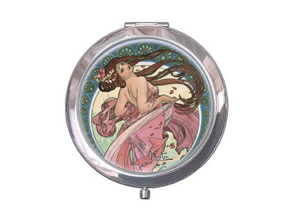 Plu - Kosmetické zrcátko Alfons Mucha, Arts Dance I- 7 cm