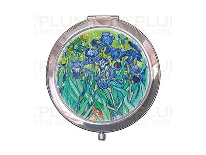Plu - Kosmetické zrcátko Vincent van Gogh, lrises - 7 cm