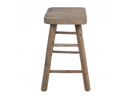Dřevěná stolička na rostliny Clayre & Eef 6H2325 33x33x49 cm