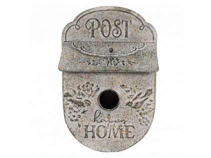 Vintage poštovní schránka HAPPY HOME Clayre & Eef 6Y5497 27x11x41 cm