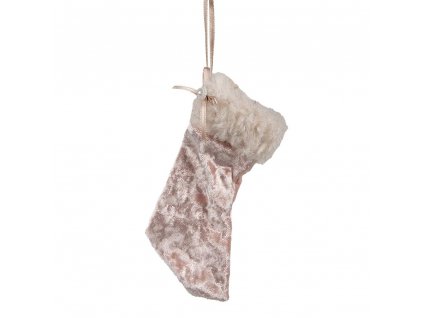 Vánoční ozdoba STOCKING Clayre & Eef 65368 6x1x14 cm