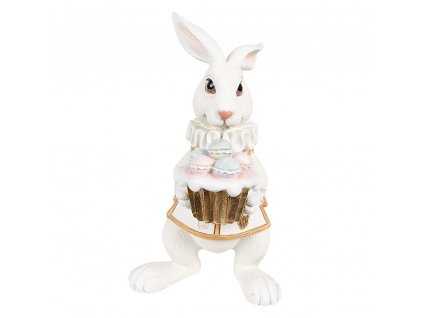 Dekorativní figurka králíka Clayre & Eef 6PR4147 8x7x14 cm