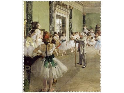 Plu - Čistící hadřík na brýle Edgar Degas The Bal let Glass - 15x18 cm