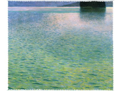 Plu - Čistící hadřík na brýle G. Klimt lsle on Lake Attersee - 15x18 cm