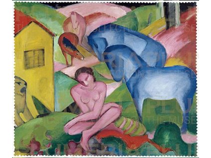 Plu - Čistící hadřík na brýle Franz Marc The Dream - 15x18 cm