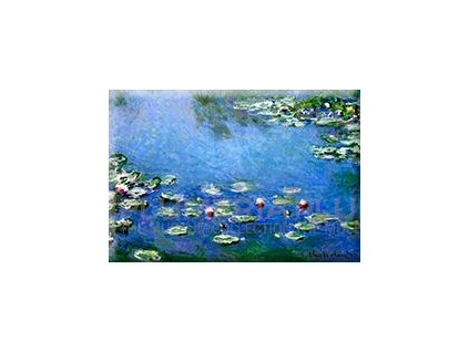 Plu - Magnetka Claude Monet Vodní lilie - 8x5,5 cm