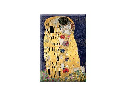 Plu - Magnetka Gustav Klimt The Kiss Blue - 8x5,5 cm