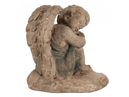 Dekorativní soška anděla Clayre & Eef 6MG0103 37x27x36 cm
