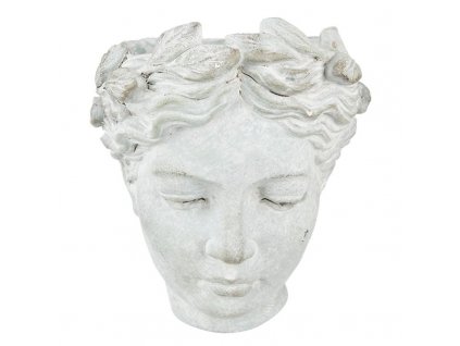 Cementový nástěnný květináč HEAD Clayre & Eef 6TE0421 17*13*21 cm