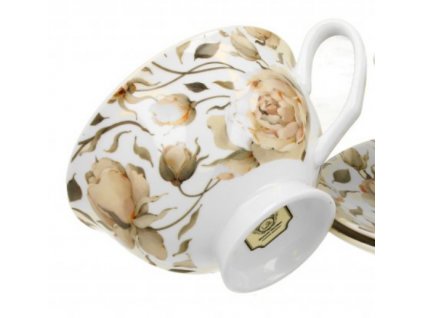 DG - Porcelánový šálek bez podšálku ENGLISH ROSES WHITE 1ks - 250 ml