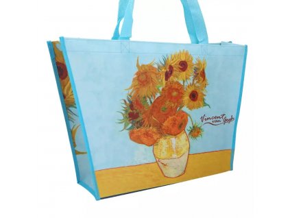 Nákupní taška velká - Vincent van Gogh "Slunečnice" - 46 x 31 x 12 cm