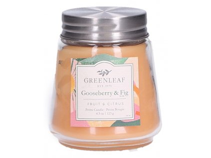 Greenleaf - Vonná svíčka Gooseberry & Fig malá - 123 g