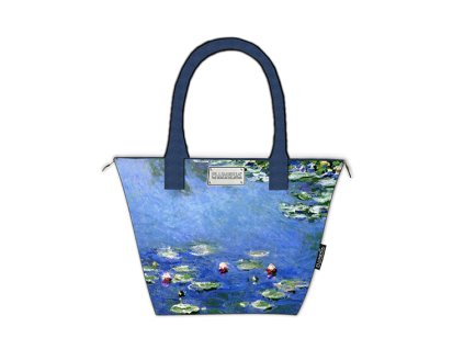 Dámská kabelka na zip C. Monet vodní Lekníny
