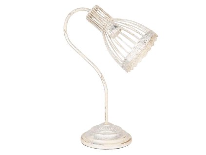 Clayre & Eef - Kovová stolní lampa s patinou - 15*31*38 cm