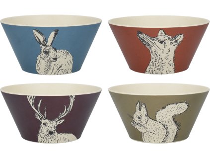 Creative Tops - Sada misek Into The Wild - 4 * 600 ml