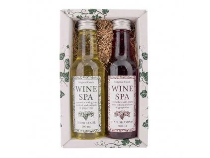 Bohemia Gifts Kosmetika Wine Spa – gel 200 ml a šampon 200 ml