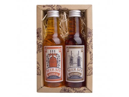 Bohemia Gifts Beer Spa sada – sprchový gel 200 ml a šampon 200 ml