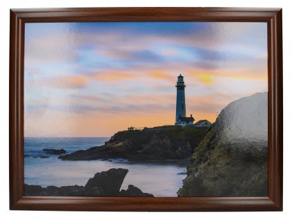 Servírovací tác s polštářem Photographic Lighthouse