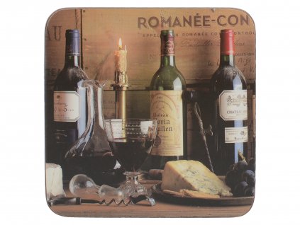 Korkové podložky pod skleničky Vintage Wine