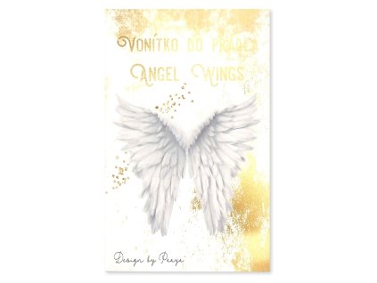 Přírodní mýdlové vonítko do prádla 15g v krabičce Andělská křídla - Angel Wings