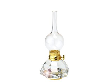 Petrolejová lampa 9 cm gold