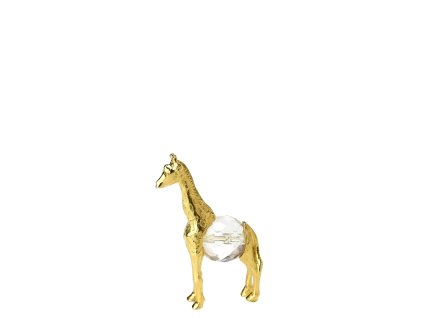 Žirafa mini 4,2 cm gold