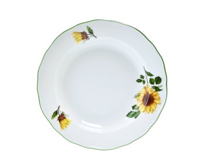 Talíř hluboký 24 cm Rokoko slunečnice