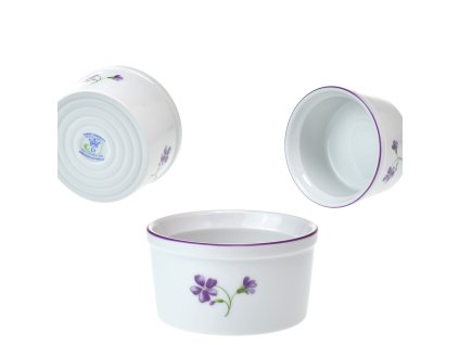 Miska zapékací 200 ml Muffi - fialky
