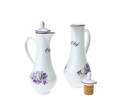 Karafka 16 cm "Olej" fialky