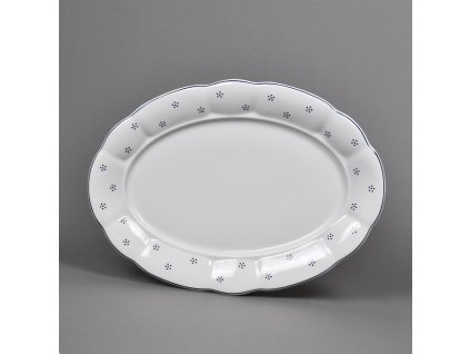 Mísa oválná 32 cm Benedikt Valbella modrá D9417