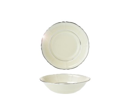 Miska 16 cm Sonáta slonová kost s platinou