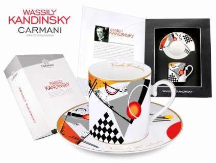 Šálek s podšálkem 200 ml na kávu Wassily Kandinsky