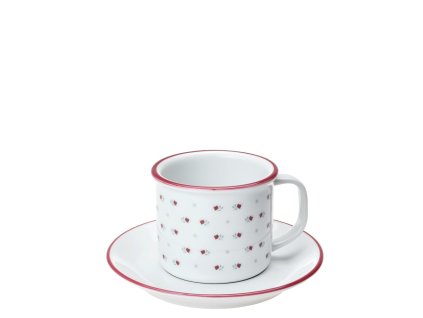 Šálek s podšálkem 180 ml na espresso Retro Francesca