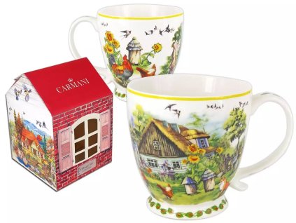 Hrnek 460 ml anglický venkov "Venkovský dům"