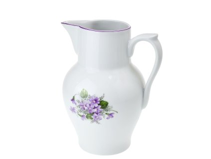 Džbán 1,5 l fialky s fialovou linkou