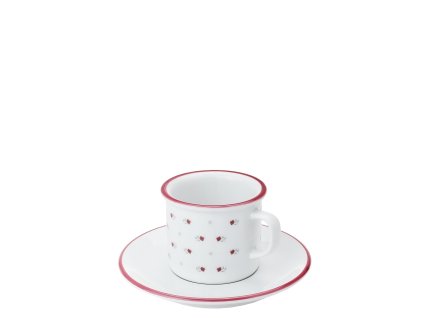 Šálek s podšálkem 80 ml na espresso Retro Francesca