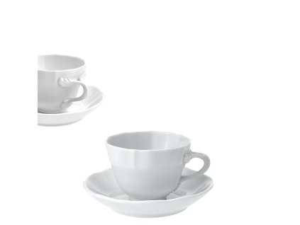 Šálek s podšálkem 80 ml na espresso Rokoko