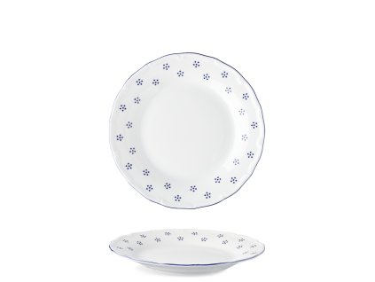 Talíř dezertní 19 cm Verona Valbella modrá D9417