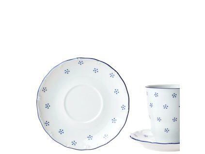 Podšálek 15 cm pod hrnek 300 ml Verona Valbella modrá D9417