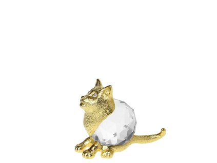 Kočka 3,1 cm gold
