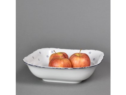 Mísa 4-hranná 24 cm Verona Valbella modrá D9417