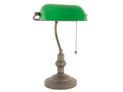 Stolní lampa Tiffany VINTAGE BANKER Clayre & Eef 5LL-5125 Ø 27*40 cm E27 / Max 60W