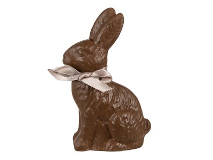 Dekorativní figurka králíka CHOCOLATE DREAM EASTER Clayre & Eef 6PR4120 7x4x10 cm