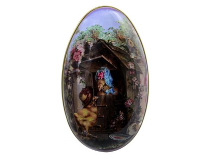 Dekorativní hliníkové vajíčko Clayre & Eef 65341 7x11x7 cm